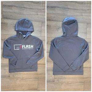 Gently Worn - PORT CO/NIKE - Gray Basketball Tee & Hoodie Lot of 2, Size Med.